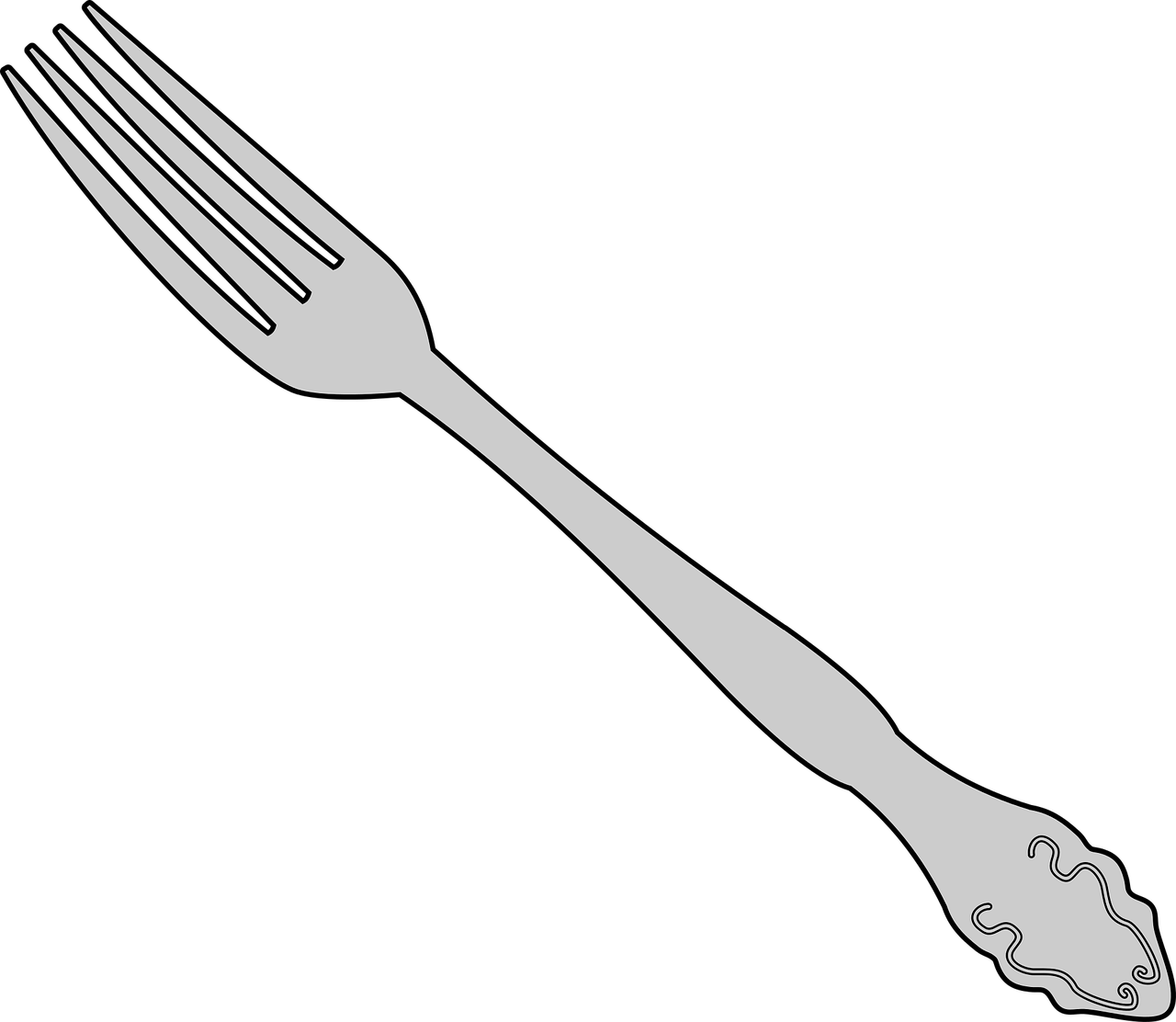 Fork Vector Silver Free Download Image PNG Image
