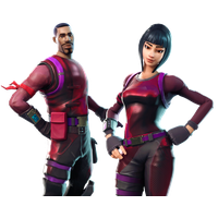 Superhero Purple Royale Game Fortnite Battle PNG Image