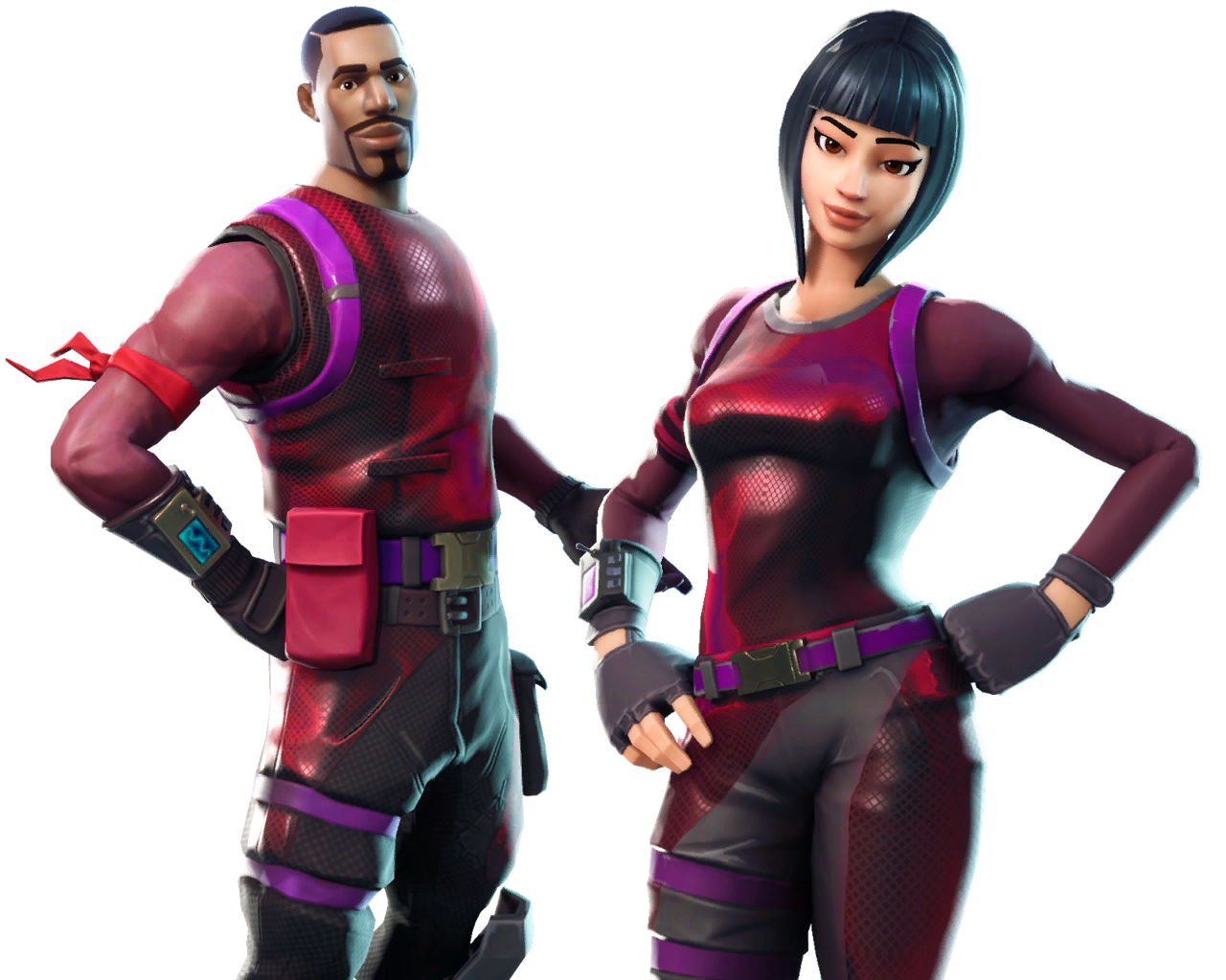 Superhero Purple Royale Game Fortnite Battle PNG Image