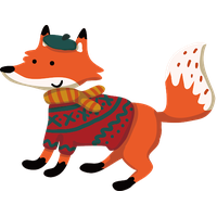 Cute Vector Fox Free Transparent Image HQ PNG