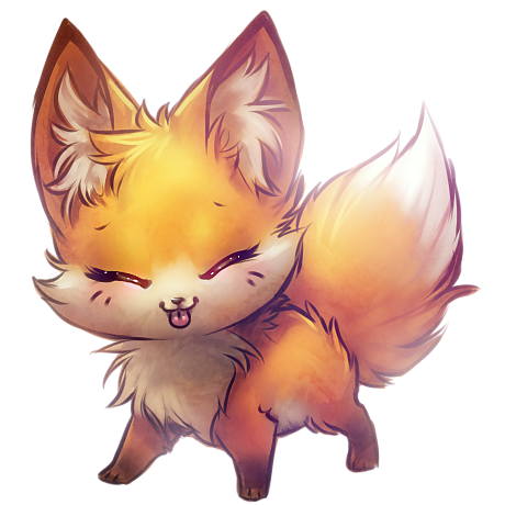 Artistic Fox Picture PNG Image