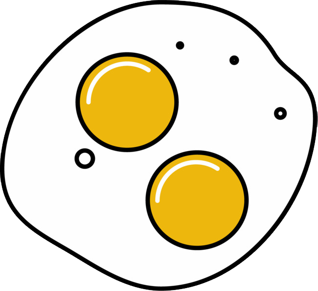 Fried egg Transparent PNG Image