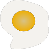 Fried egg PNG