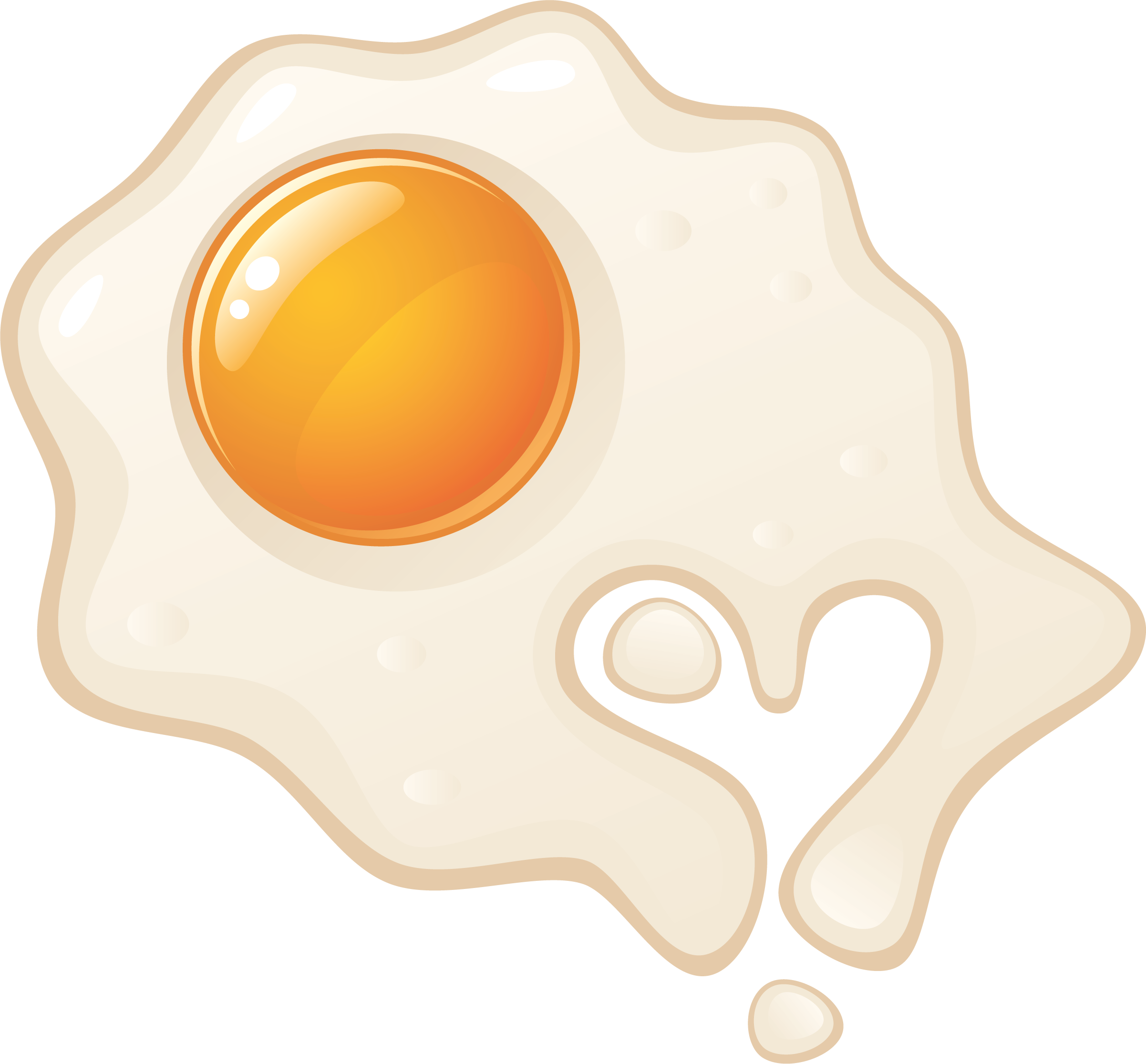 Fried egg Transparent PNG Image