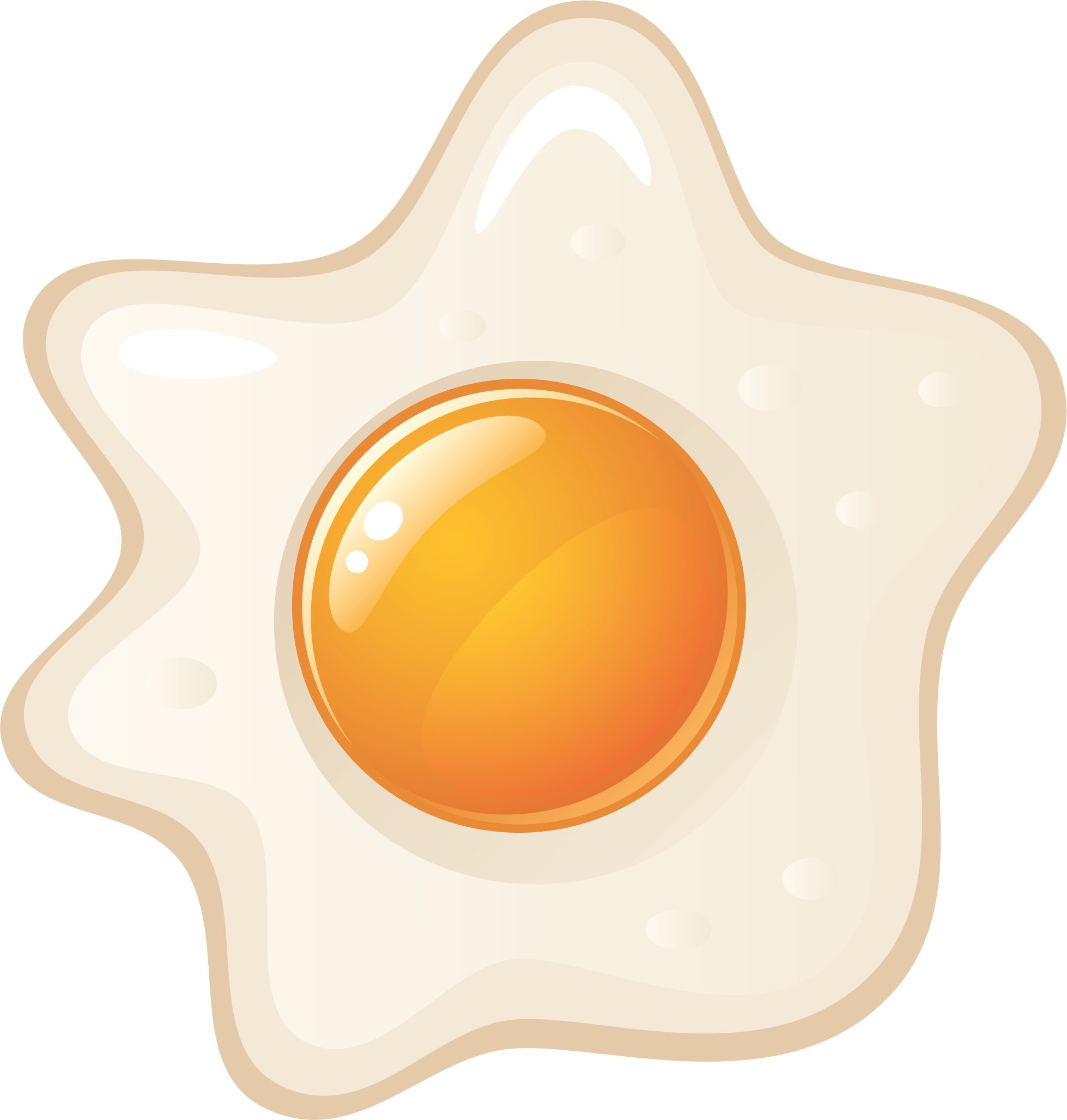 Fried egg Transparent PNG Image