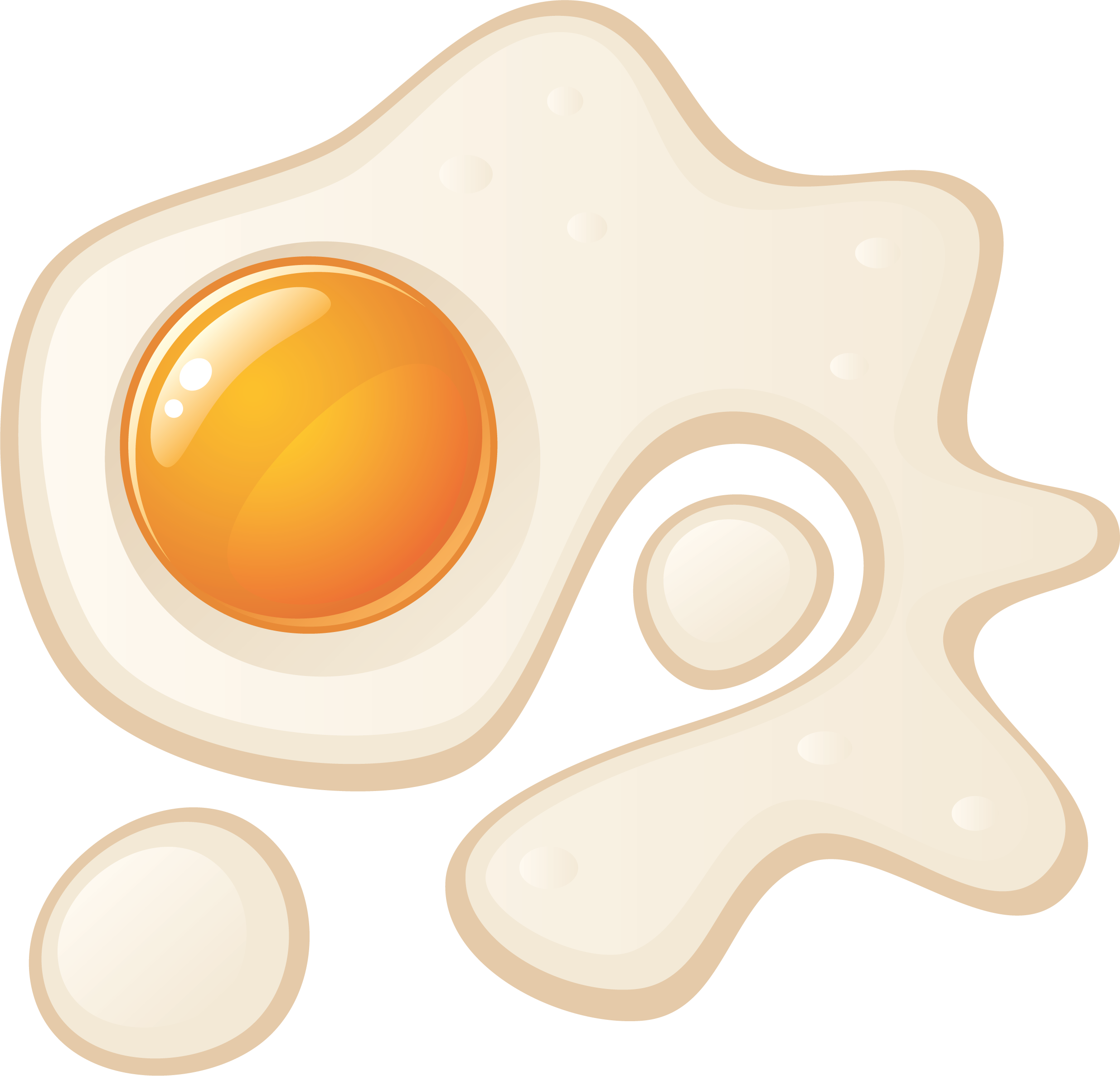 Fried egg Transparent PNG Image