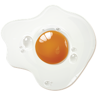 Fried egg Transparent PNG Image