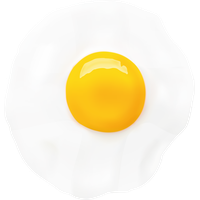 Fried egg Transparent PNG Image