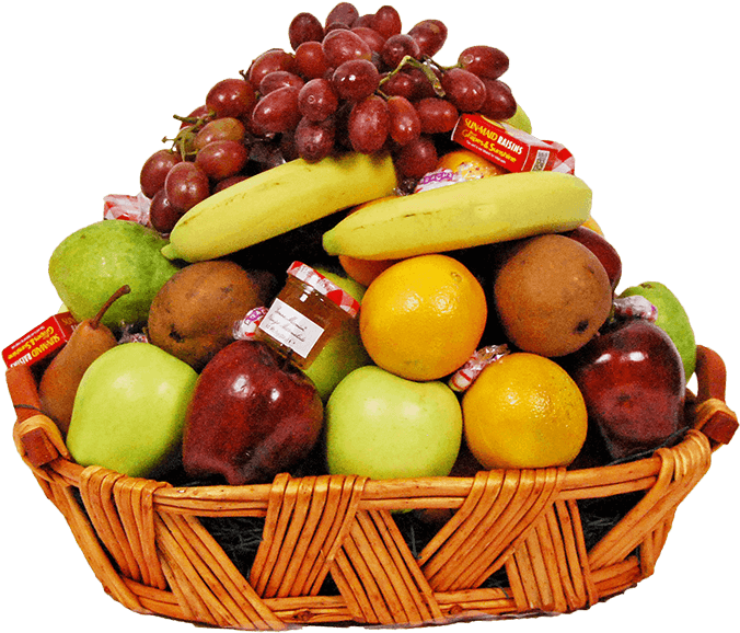 Basket Mix Fruits Free Photo PNG Image