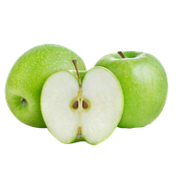 Cut Apple Food Smith Fruit Granny Fresh PNG Image