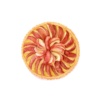 Apple Petit Pie Four Bakery Tart PNG Image