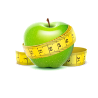 Loss Management Apple Weight Dieting Healthy Diet PNG Image