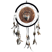 Gray Dreamcatcher Ages Lone Middle Game Wolf PNG Image