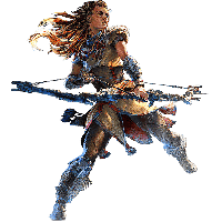 Playstation Figure Zero Figurine Horizon Action Dawn PNG Image