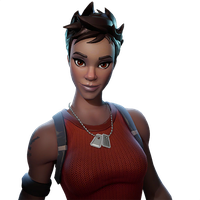 Brown Hair Royale Figurine Fortnite Forces Battle PNG Image