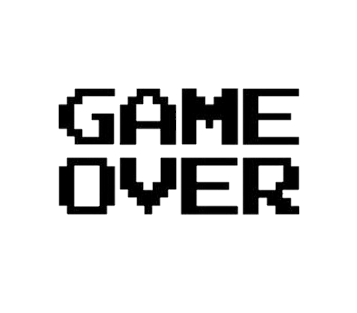 Game over Transparent PNG Image