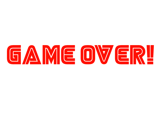 Game over Transparent PNG Image