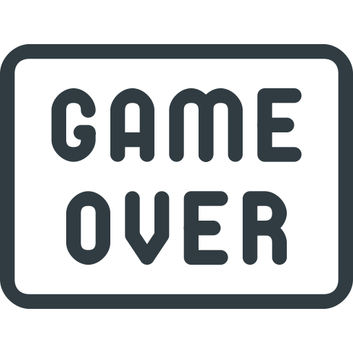 Game over Transparent PNG Image