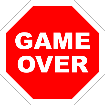 Game over Transparent PNG Image