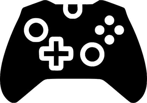 Silhouette Gamepad Download HD PNG Image