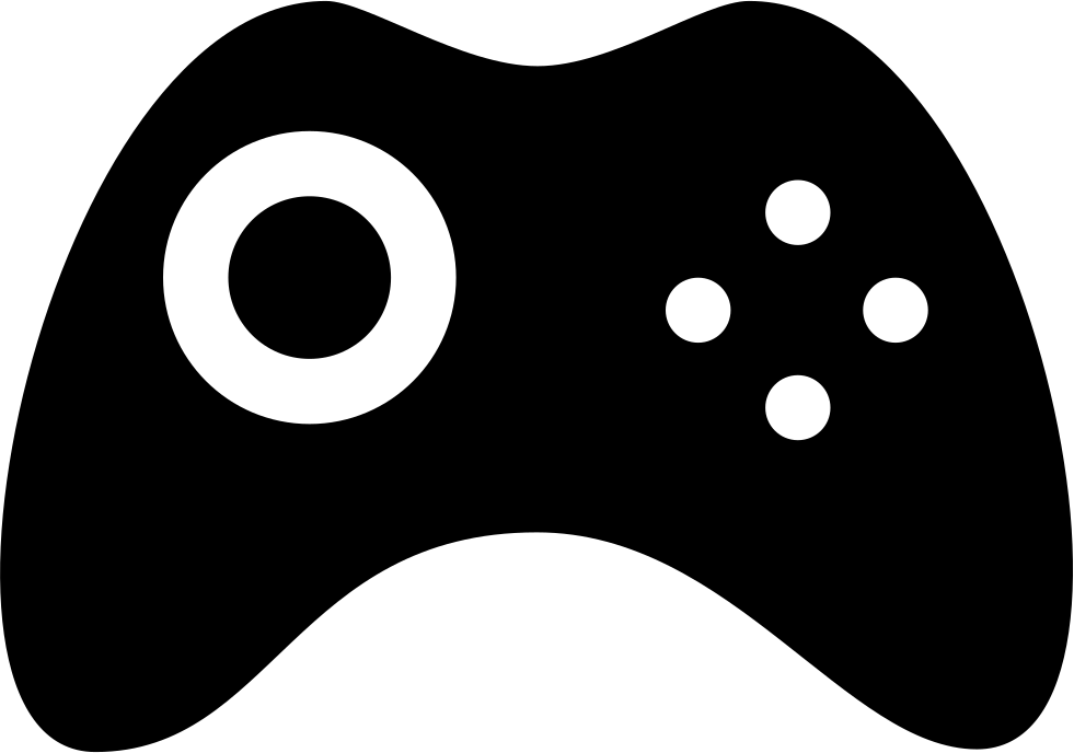Pic Silhouette Gamepad PNG Free Photo PNG Image