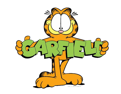 Garfield Cartoon Free HD Image PNG Image