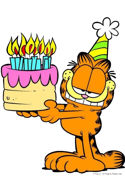 Garfield Cartoon Download HQ PNG Image