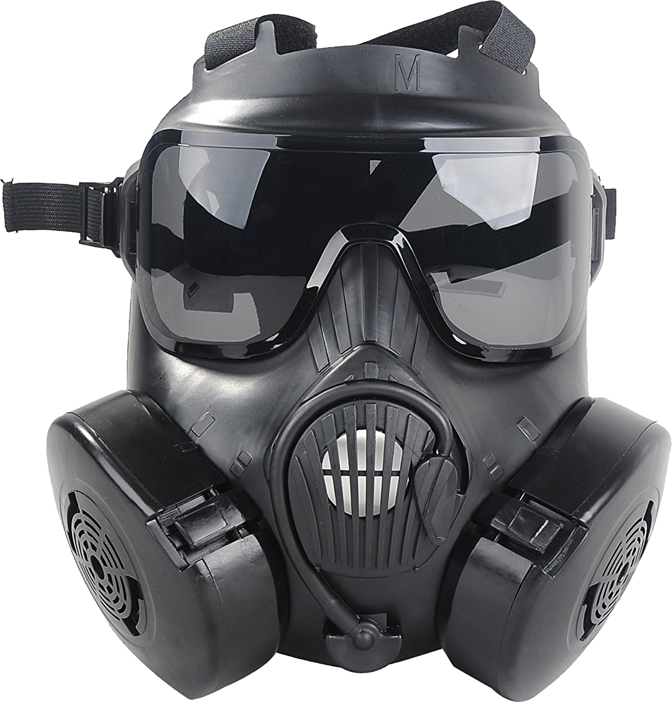 Gas Face Black Mask Cool PNG Image