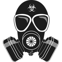 Gas Vector Black Mask Cool