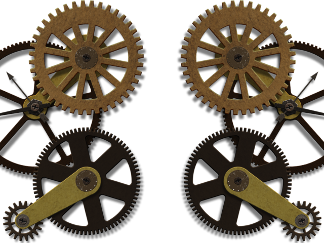 Antique Gears Colorful Free Download Image PNG Image