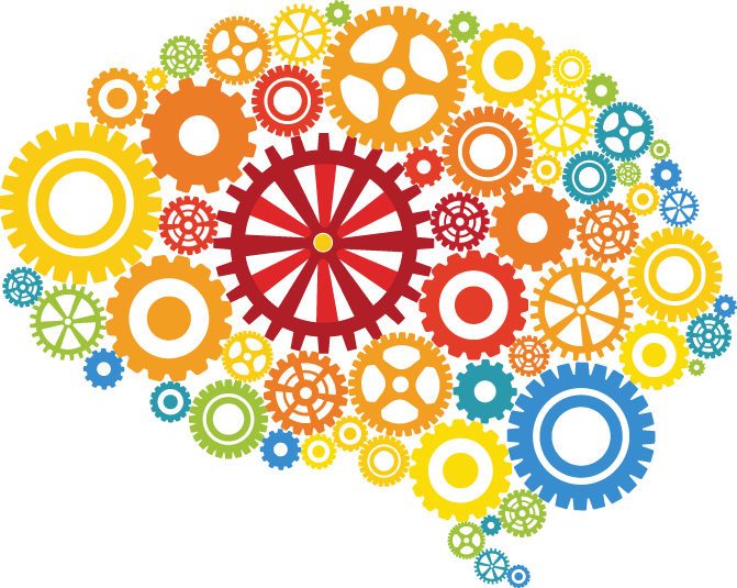 Brain Colored Gears Download Free Image PNG Image