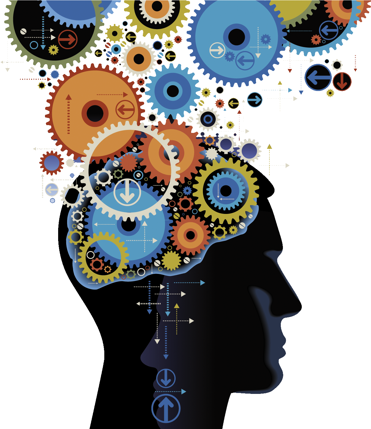Brain Gears Working HQ Image Free PNG Image