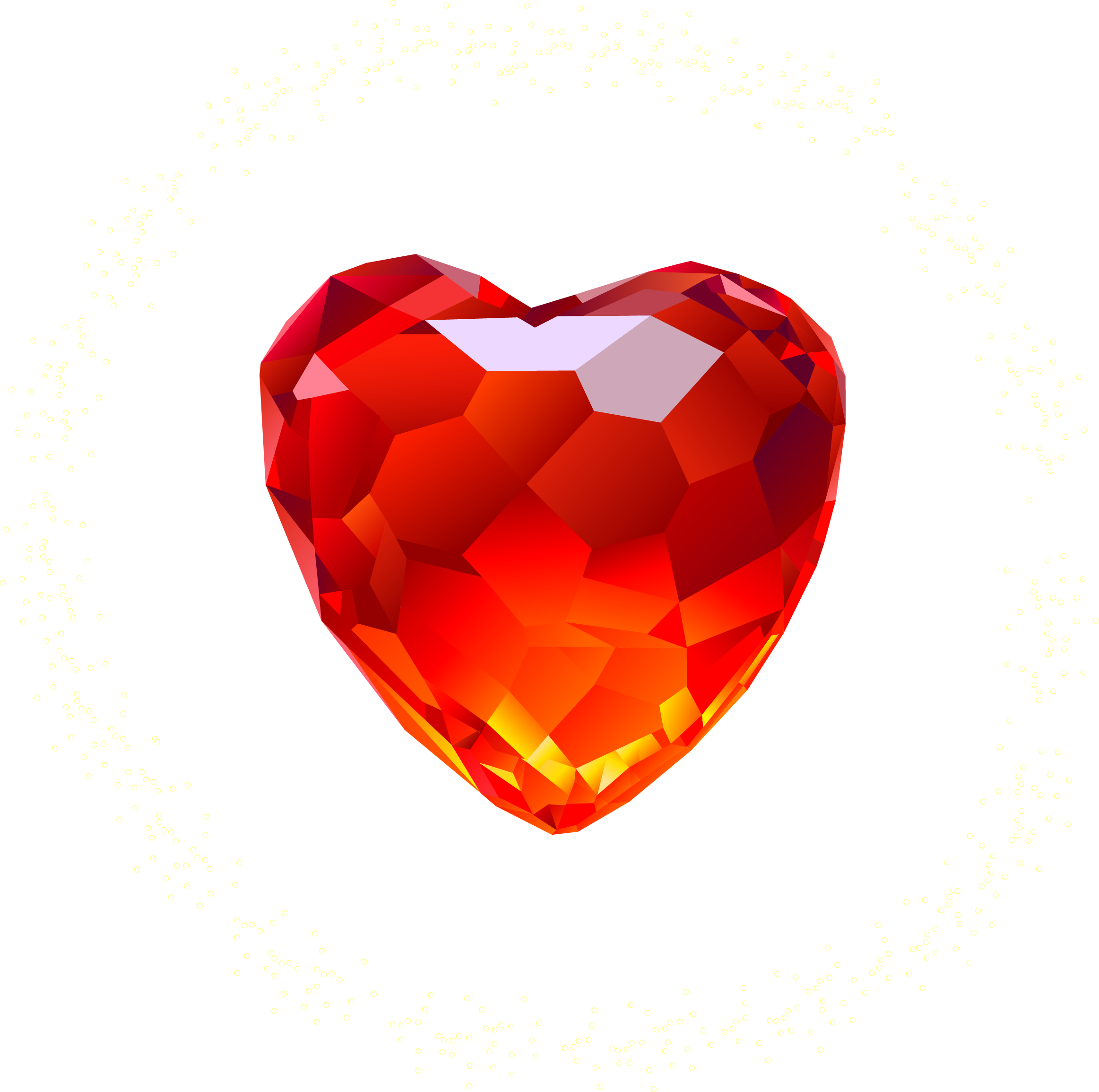 Crystal Gemstone Heart Download HQ PNG Image