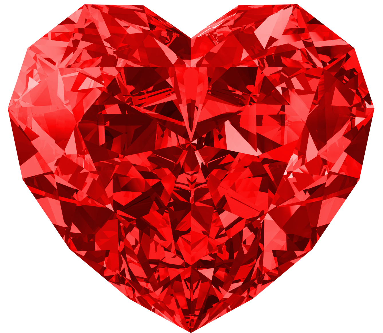 Heart Gemstone Free Clipart HQ PNG Image