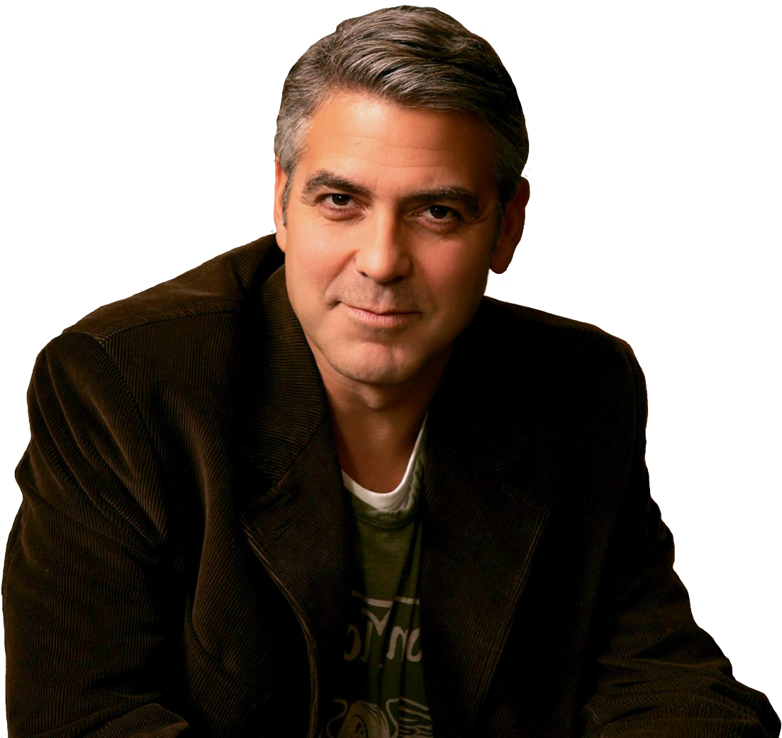 Clooney George Download HD PNG Image