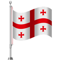 Georgia flag PNG
