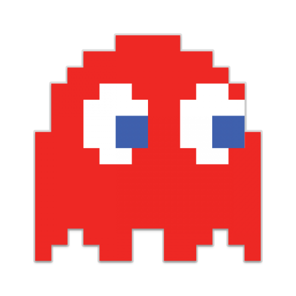 Ghost Pacman Square Ghosts Area Free Download Image PNG Image