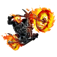 Ghost Rider Face Transparent Background