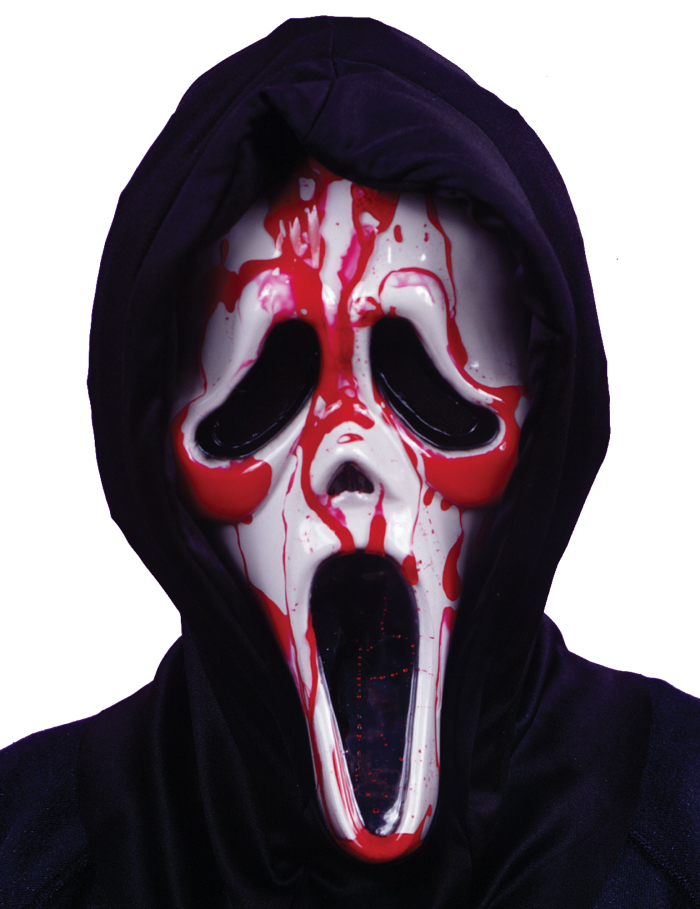 Ghostface blood face Transparent PNG Image