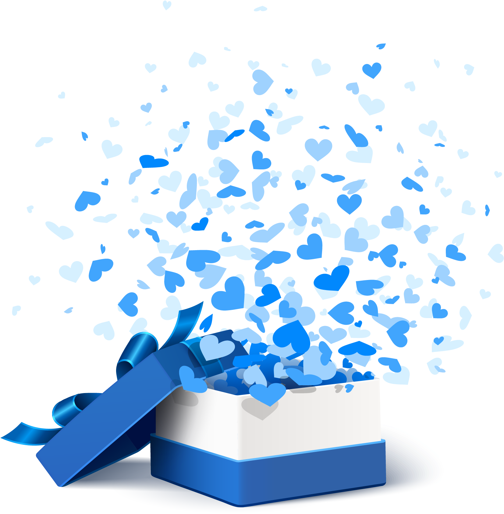 Blue Surprise Gift Free HQ Image PNG Image