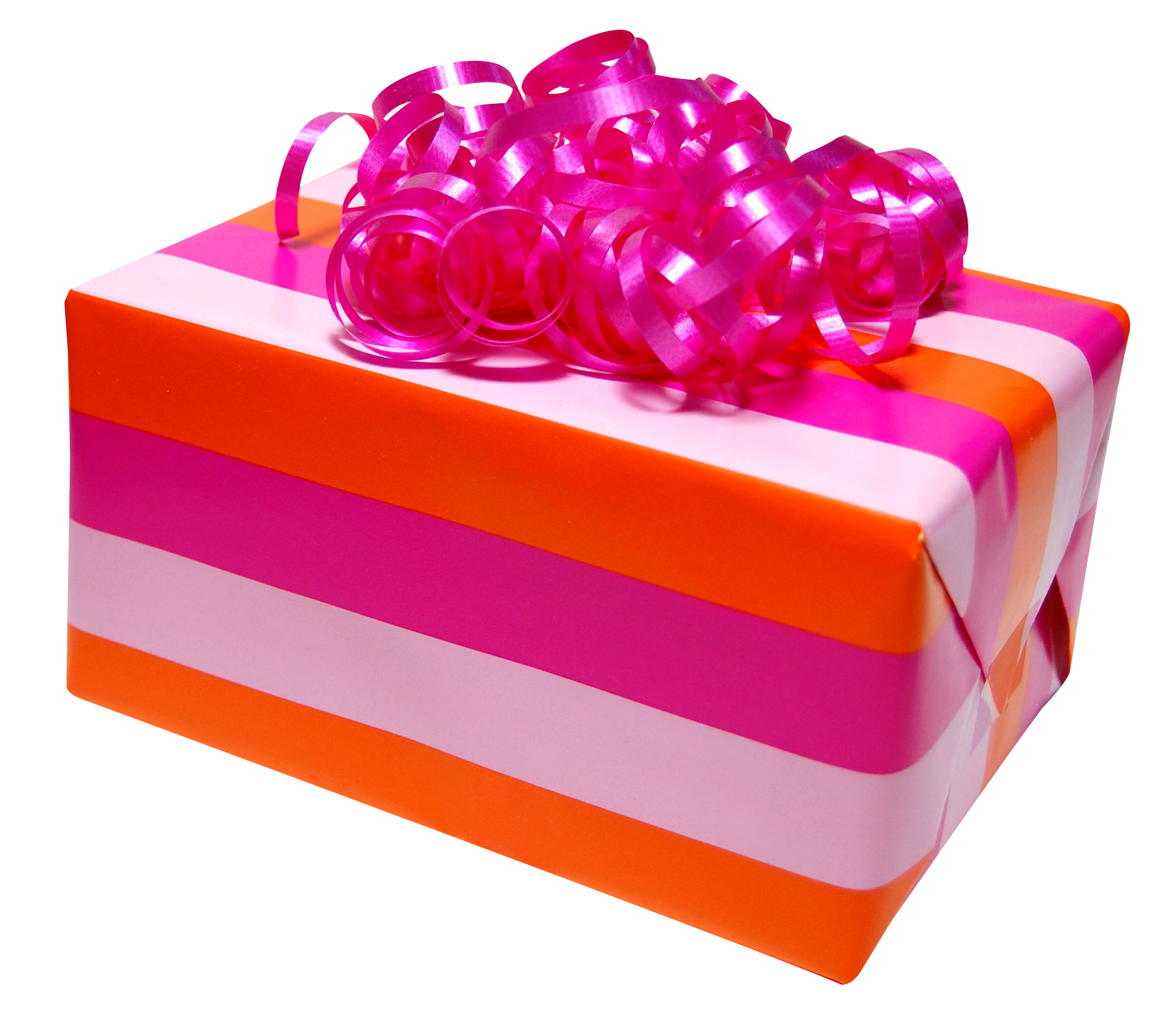 Pink Birthday Present Free Clipart HQ PNG Image