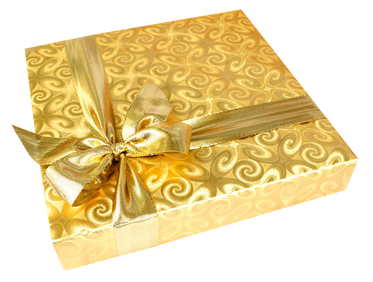 Gift Gold Bow Free Clipart HD PNG Image