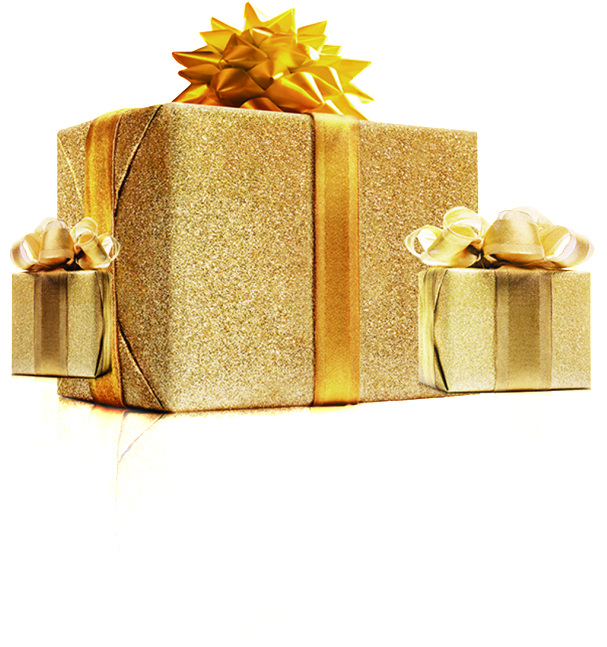 Photos Gift Gold Bow Free Photo PNG Image
