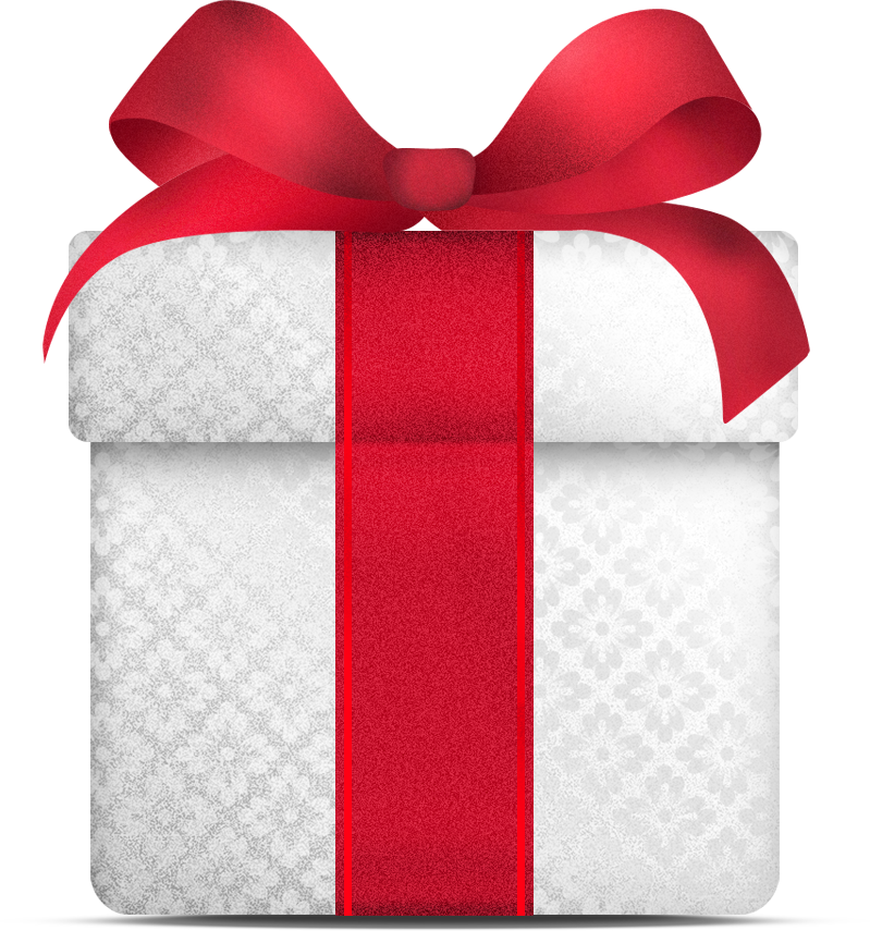 Christmas Gift Box PNG Image
