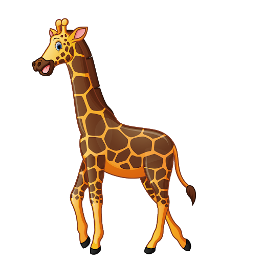 Small Giraffe Vector Free Clipart HD PNG Image