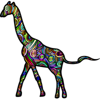 Small Giraffe Vector Free HQ Image PNG Image