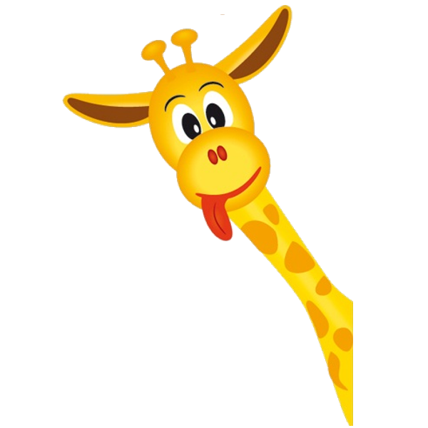 giraffe head clipart