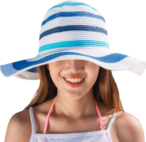 Wearing Girl Cap Happy Download HD PNG Image