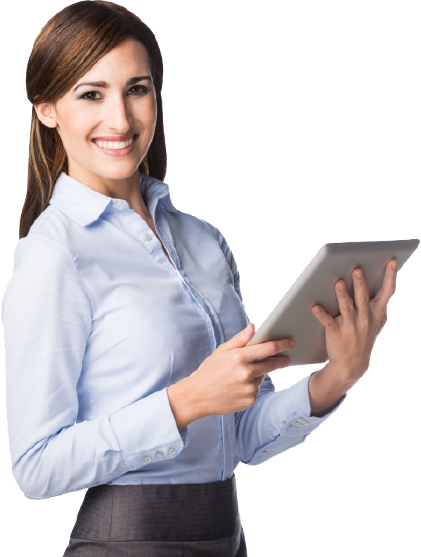 Smiling Woman Business Free Clipart HD PNG Image