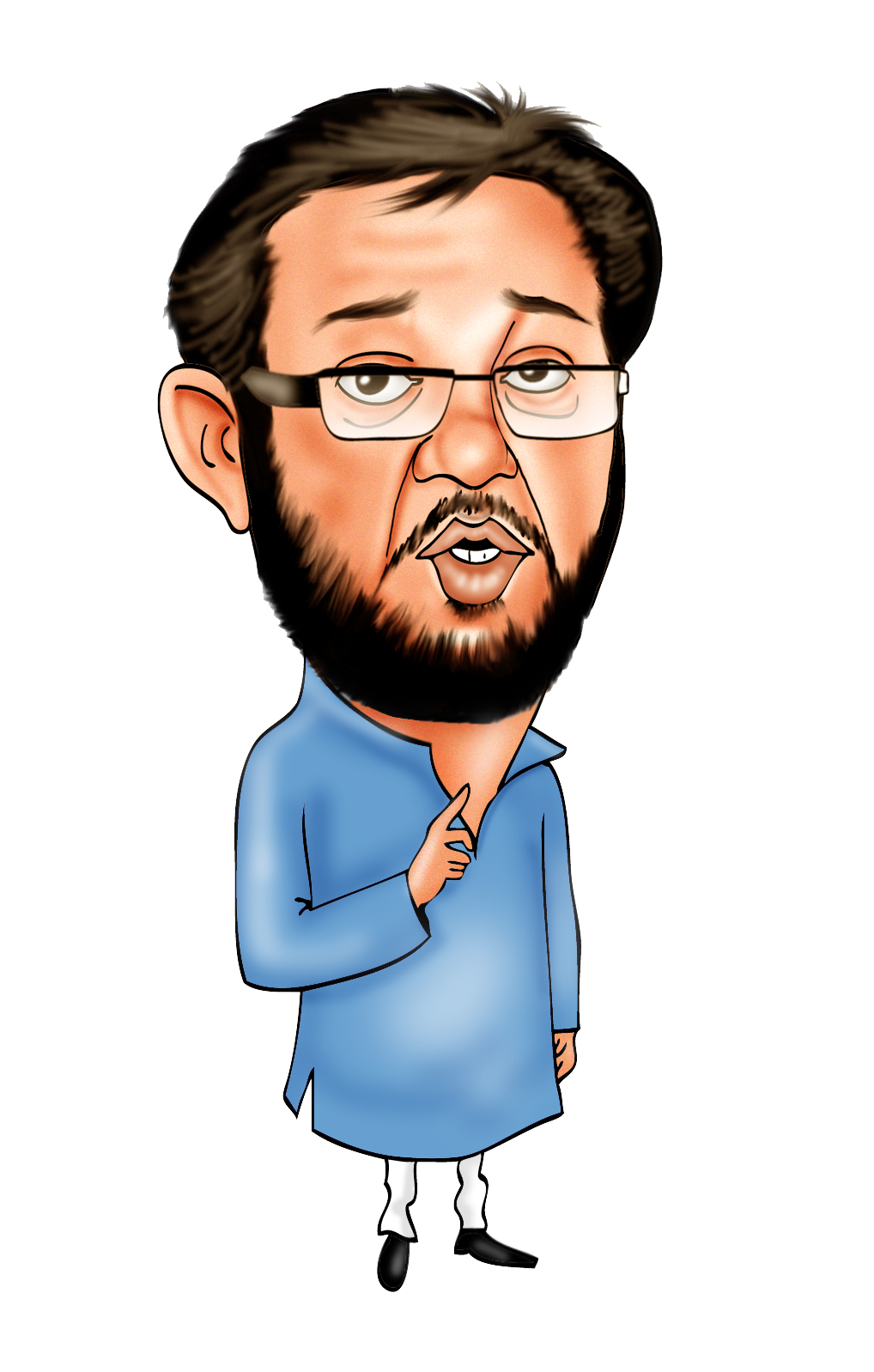 Download Kumar Caricature Narendra Modi Atul Anjan Male HQ PNG Image ...